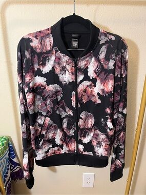 Victoria’s Secret Sport Floral Bomber Jacket